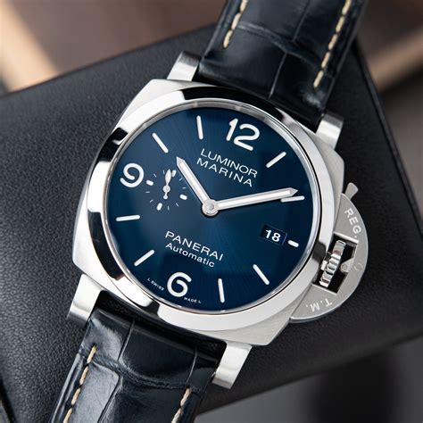 panerai daylight blue dial|panerai luminor marina blue dial.